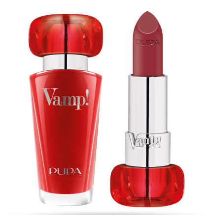 Pupa -  VAMP! LIPSTICK Червило с екстремен цвят и грижа за обем.