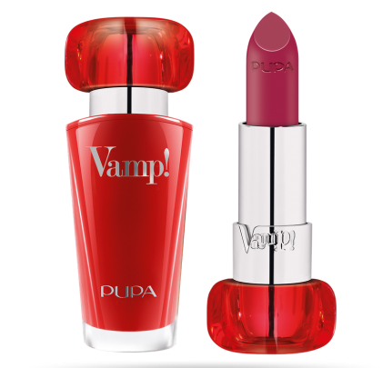 Pupa -  VAMP! LIPSTICK Червило с екстремен цвят и грижа за обем.
