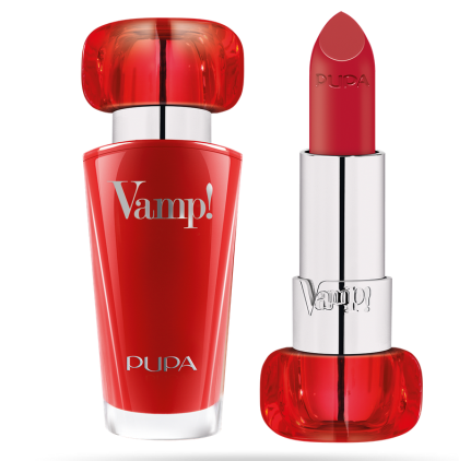 Pupa -  VAMP! LIPSTICK Червило с екстремен цвят и грижа за обем.