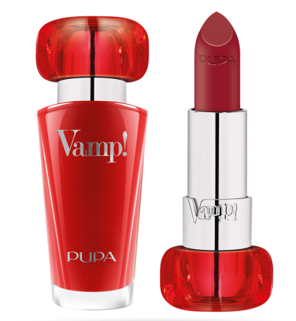 Pupa -  VAMP! LIPSTICK Червило с екстремен цвят и грижа за обем.