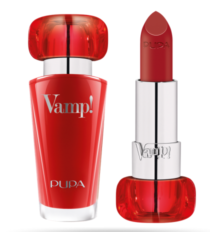 Pupa -  VAMP! LIPSTICK Червило с екстремен цвят и грижа за обем.