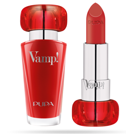 Pupa -  VAMP! LIPSTICK Червило с екстремен цвят и грижа за обем.