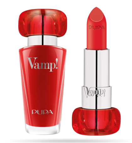 Pupa -  VAMP! LIPSTICK Червило с екстремен цвят и грижа за обем.