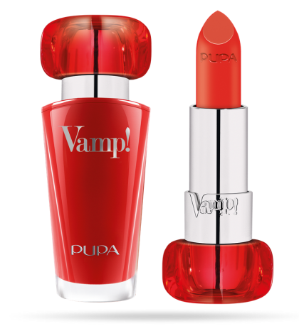 Pupa -  VAMP! LIPSTICK Червило с екстремен цвят и грижа за обем.