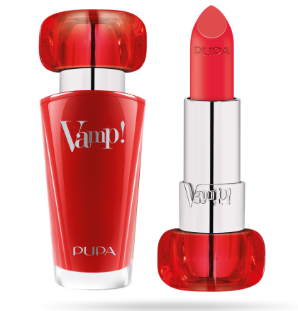 Pupa -  VAMP! LIPSTICK Червило с екстремен цвят и грижа за обем.