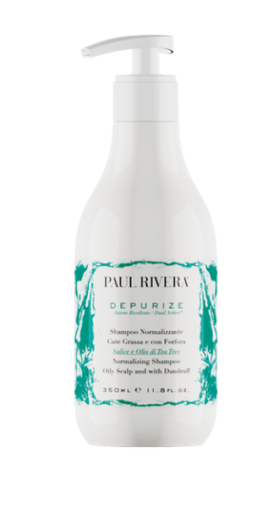 Paul Rivera - DEPURIZE - Normalizing Shampoo – Нормализиращ шампоан против пърхот и мазен скалп. 350 / 1000 ml