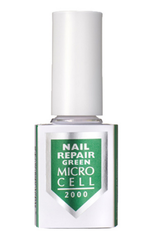 Micro Cell - Заздравител за меки и особено чувствителни проблемни нокти  NAIL REPAIR GREEN. 12 ml