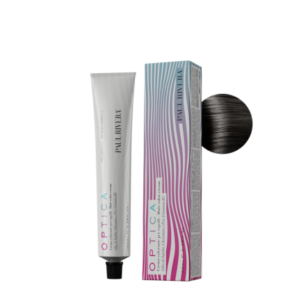 Paul Rivera - OPTICA – Hair cream color -  Нискоамонячна крем боя за коса с жожоба и кератин. 100  ml / Натурални, интензивни натурални и пепеливи цветове