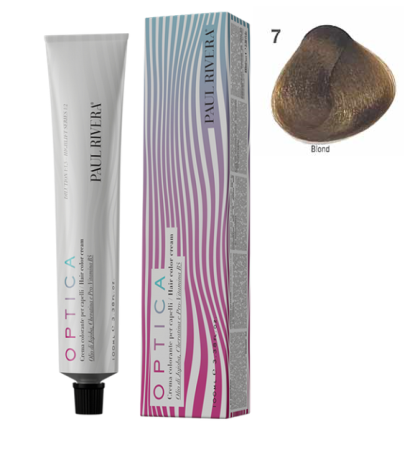 Paul Rivera - OPTICA – Hair cream color -  Нискоамонячна крем боя за коса с жожоба и кератин. 100  ml / Натурални, интензивни натурални и пепеливи цветове