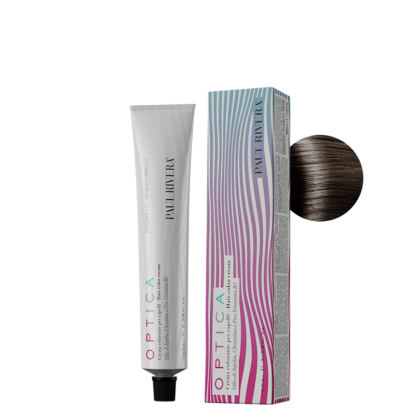 Paul Rivera - OPTICA – Hair cream color -  Нискоамонячна крем боя за коса с жожоба и кератин. 100  ml / Натурални, интензивни натурални и пепеливи цветове