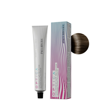 Paul Rivera - OPTICA – Hair cream color -  Нискоамонячна крем боя за коса с жожоба и кератин. 100  ml / Натурални, интензивни натурални и пепеливи цветове