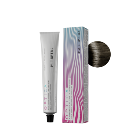 Paul Rivera - OPTICA – Hair cream color -  Нискоамонячна крем боя за коса с жожоба и кератин. 100  ml / Натурални, интензивни натурални и пепеливи цветове