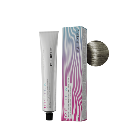 Paul Rivera - OPTICA – Hair cream color -  Нискоамонячна крем боя за коса с жожоба и кератин. 100  ml / Натурални, интензивни натурални и пепеливи цветове