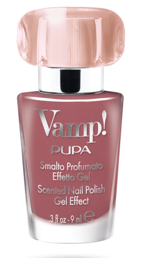 PUPA MILANO - VAMP! SCENTED NAIL POLISH GEL EFFECT Ароматизиран Лак за Нокти с Гел Ефект