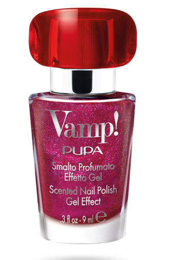PUPA MILANO - VAMP! SCENTED NAIL POLISH GEL EFFECT Ароматизиран Лак за Нокти с Гел Ефект