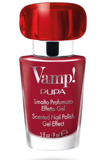 PUPA MILANO - VAMP! SCENTED NAIL POLISH GEL EFFECT Ароматизиран Лак за Нокти с Гел Ефект