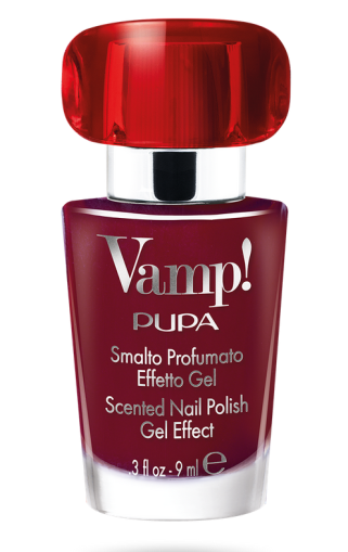 PUPA MILANO - VAMP! SCENTED NAIL POLISH GEL EFFECT Ароматизиран Лак за Нокти с Гел Ефект