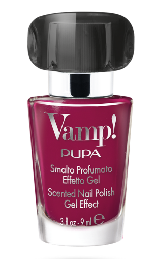 PUPA MILANO - VAMP! SCENTED NAIL POLISH GEL EFFECT Ароматизиран Лак за Нокти с Гел Ефект