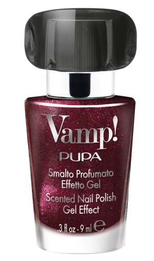 PUPA MILANO - VAMP! SCENTED NAIL POLISH GEL EFFECT Ароматизиран Лак за Нокти с Гел Ефект