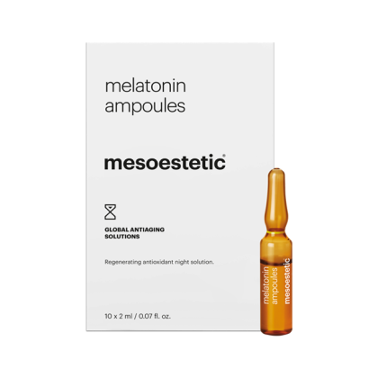 Mesoestetic - Регенериращи антиоксидантни ампули / MELATONIN  ampoules . 10 x 2 ml