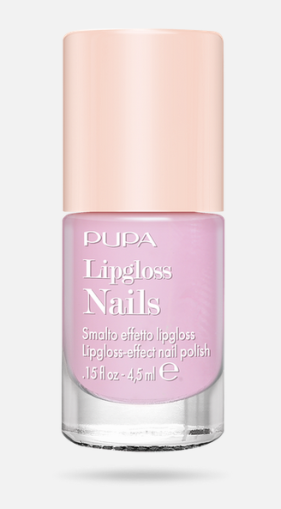 PUPA MILANO - NAILS POLISH  LIPGLOSS  Лак за Нокти с ефект на гланц за устни .