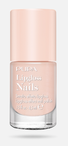 PUPA MILANO - NAILS POLISH  LIPGLOSS  Лак за Нокти с ефект на гланц за устни .