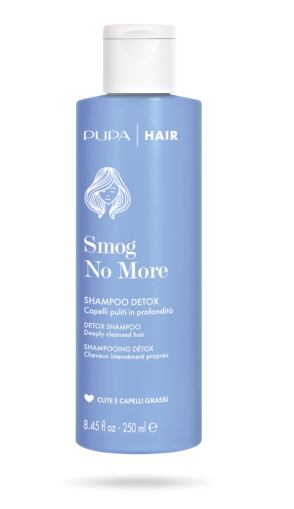 Pupa -  SMOG NO MORE DETOX SHAMPOO / ШАМПОАН ЗА МАЗНА КОСА. 250 ml