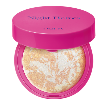 PUPA MILANO - NIGHT HEROES  ХАЙЛАЙТЪР ЗА ЛИЦЕ  FACE HIGHLIGHTHER,