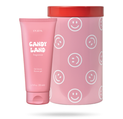 PUPA MILANO - HAPPY BOX  ДУШ ГЕЛ + МЕТАЛНА КУТИЯ/ 6 аромата. 200 ml