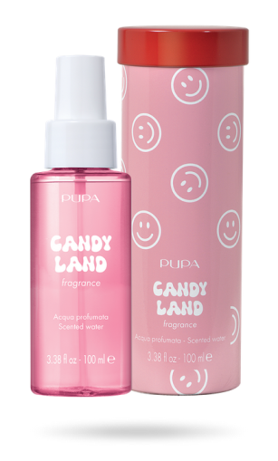 PUPA MILANO - HAPPY BOX  АРОМАТИЗИРАНА ВОДА ЗА ТЯЛО + МЕТАЛНА КУТИЯ/ 6 аромата. 100 ml