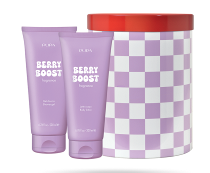 PUPA MILANO - HAPPY BOX   KIT 1  ДУШ ГЕЛ + МЛЯКО ЗА ТЯЛО  + МЕТАЛНА КУТИЯ/ 6 аромата. 200 ml