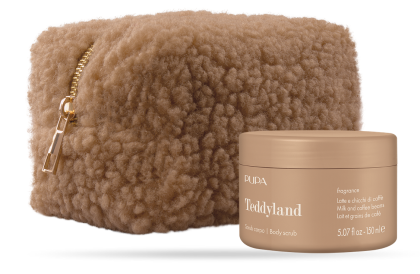 PUPA MILANO - TEDDYLAND  ЕКСФОЛИАНТ ЗА ТЯЛО + НЕСЕСЕР / 4 аромата. 200 ml