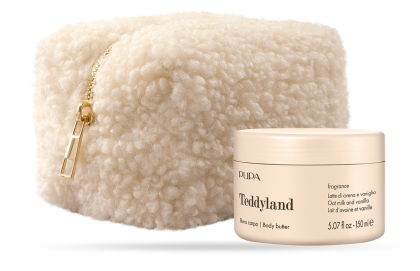 PUPA MILANO - TEDDYLAND  ПОДХРАНВАЩ КРЕМ ЗА ТЯЛО + НЕСЕСЕР / 4 аромата. 150 ml
