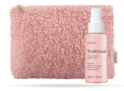 PUPA MILANO - TEDDYLAND  АРОМАТИЗИРАНА ВОДА ЗА ТЯЛО + НЕСЕСЕР / 4 аромата. 100 ml