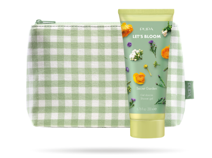 PUPA MILANO - LET`S BLOOM  ДУШ МЛЯКО + НЕСЕСЕР/ 4 аромата. 200 ml