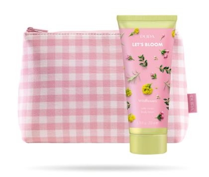 PUPA MILANO - LET`S BLOOM  МЛЯКО ЗА ТЯЛО + НЕСЕСЕР/ 4 аромата. 200 ml
