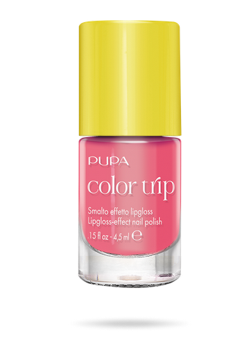 Pupa - COLOR TRIP LIPGLOSS EFFECT NAIL POLISH / ЛАК ЗА НОКТИ С ЕФЕКТ НА ГЛАНЦ ЗА УСТНИ.