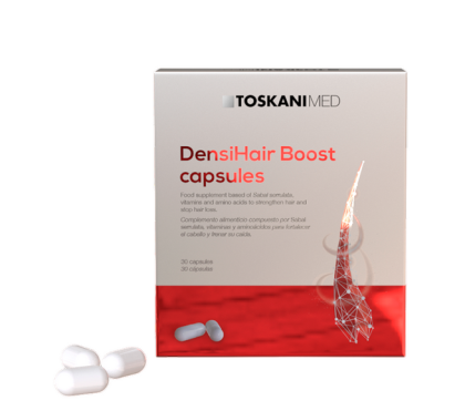 TOSKANI Cosmetics - DenisHair Boost - Хранителна добавка за укрепване на косата и против косопад 30caps
