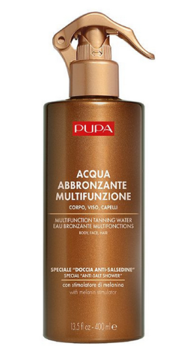 Pupa -  Sun- MULTIFUNCTION TANNING WATER  - Вода за насищане и ускоряване на тена. 400 ml