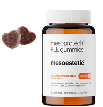Mesoestetic - Слънцезащитни таблетки в гел формат / mesoprotech® PLE gummies. 60 caps