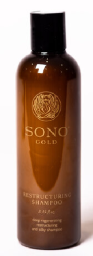 SONO Gold - Възстановяващ филър  шампоан за коса със злато.  250  / 1000 ml