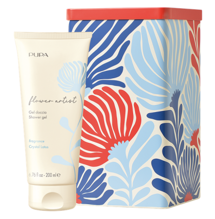 PUPA MILANO - FLOWER ARTIST  Shower Gel /  Душ гел за жени в 6 аромата с красива метална кутия.  200 ml