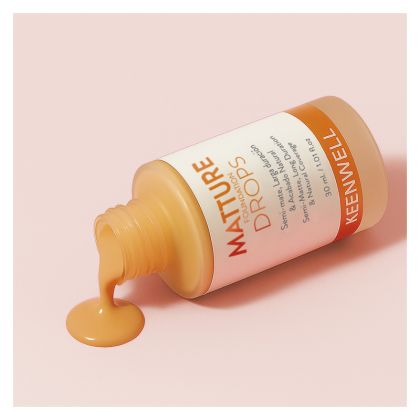 Keenwell -  AMETHYST - Make-up Collection MATTURE FOUNDATION DROPS / матиращ фон дьо тен. 30 ml