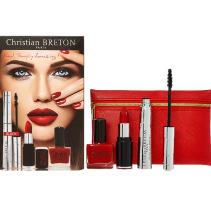 Christian Breton - Комплект  спирала, червило и лак за нокти.