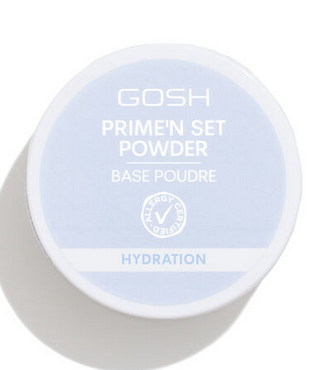 Gosh - Prime'n Set Powder Hyaluronic Acid / Прахообразна база и матираща пудра с хиалуронова киселина