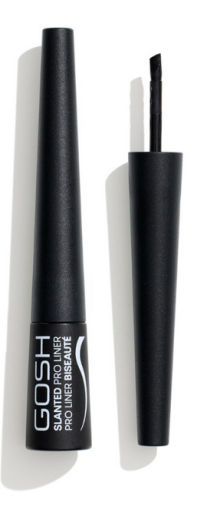 Gosh - Slanted pro liner WOTERPROOF / Очна линия Водоустойчива  MATT Black