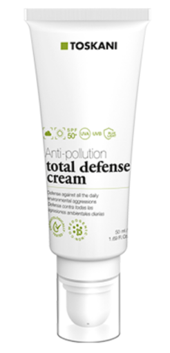 TOSKANI Cosmetics - Anti-Pollution / Слънцезащитен крем за лице SPF 50. 50 ml