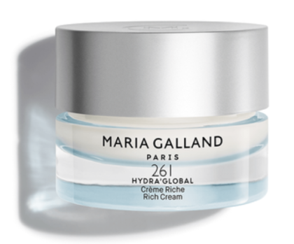 MARIA GALLAND 261 CRÈME RICHE HYDRA'GLOBAL - Богат енергизиращ хидратиращ крем за суха до много суха дехидратирана кожа.50 ml