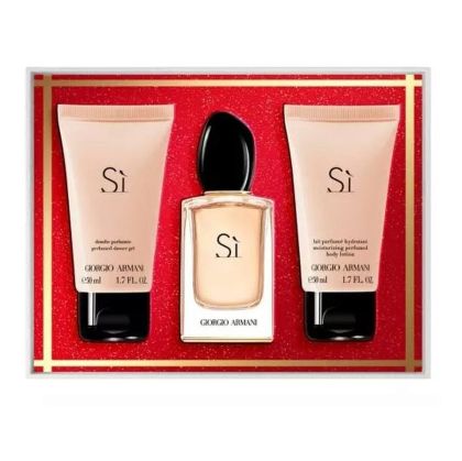 Giorgio Armani - Armani Si  Set  EDP 50 &  Body lotion  75 ml  & shower gel 75 ml - Подаръчен комплект  за жени.