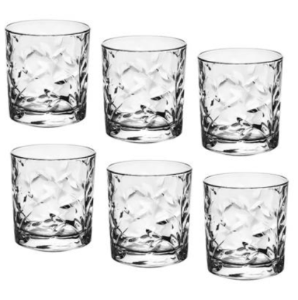 RCR ITALY  -  Laurus  Комплект 6 бр. чаши за уиски.